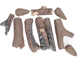 Design4AlleZ 10-delige keramische houtblokkenset