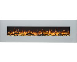 Design4AlleZ Elektrische sfeerhaard 182,8x50,5x13,5 cm - Wit