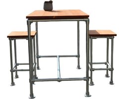 Design85 Bartafel Buiten Bartafel 120 cm x 78 cm Zonnebloem Tuinmeubelen Tuintafel