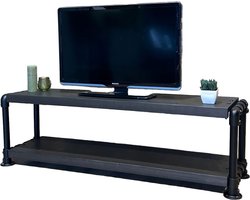 Design85 Steigerbuis TV Meubel Zwart 1 Stuk Industrieel Design