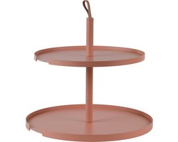 DesignBite Cake Stand - Etagere 2 lagen Metaal Clay