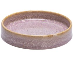 Designed by Lotte Eetbak Jace - Voerbak - Drinkbak - Kat - Keramiek - Roze - 15 cm - 300 ml