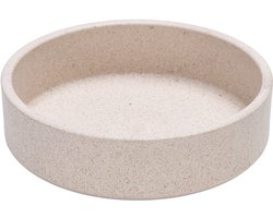 Designed by Lotte Eetbak Noor - Voerbak - Drinkbak - Kat - Bamboe - Beige - 12 cm