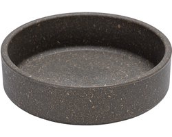 Designed by Lotte Eetbak Noor - Voerbak - Drinkbak - Kat - Bamboe - Grijs - 12 cm