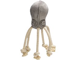 designed by lotte - hondenknuffel - octopus grijs - E30cm - machinewasbaar - geen pieper