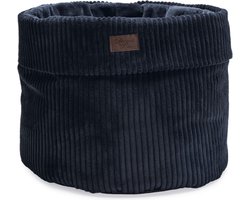 Designed by Lotte Kattenmand Ribbed Antraciet 50 x 50 x 35 cm - Kat