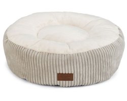 Designed by Lotte Ligmand Ribbed - Kattenmand - Kattenkussen - Licht Grijs - 50x50x17 cm