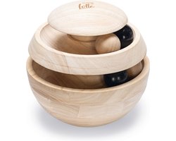 Designed by Lotte Neya - Kattenspeelgoed - Hout - Bruin -16x16x16 cm