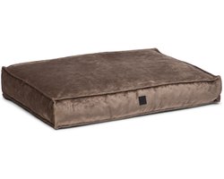 Designed By Lotte Ortho Ligkussen Soft Essence Mokka - 100x70 cm - Hondenkussen