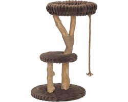 Designed By Lotte Reya - Krabpaal - Hout - Bruin - 60x60x103 cm