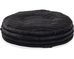 Designed by Lotte Reza - Hondenkussen - Rond - Antraciet - 65x65x16 cm