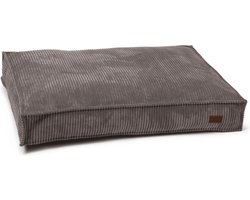 Designed by Lotte Ribbed - Hondenkussen - Bruin - 100x70x15 cm