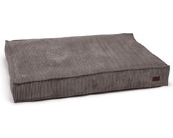 Designed by Lotte Ribbed - Hondenkussen - Bruin -120x80x15 cm