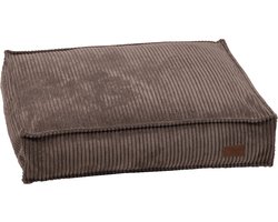 Designed by Lotte Ribbed - Hondenkussen - Bruin - 70x55x15 cm