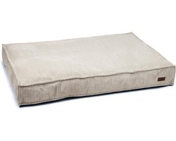 Designed by Lotte Ribbed - Hondenkussen - Lichtgrijs - 120 x 80 cm - Hond