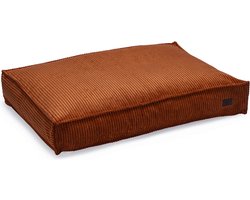 Designed by Lotte Ribbed - Hondenkussen - Terracotta - 100x70x15 cm