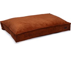 Designed by Lotte Ribbed - Hondenkussen - Terracotta -120x80x15 cm