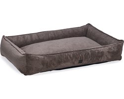 Designed by Lotte Ribbed - Hondenmand - Bruin - 120x80x23 cm