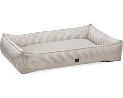 Designed by Lotte Ribbed - Hondenmand - Lichtgrijs - 120x80x23 cm