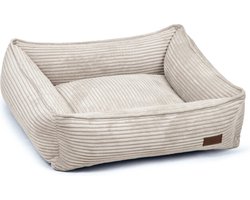 Designed by Lotte Ribbed - Hondenmand - Lichtgrijs - 65x60x20 cm