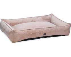 Designed by Lotte Ribbed - Hondenmand - Roze - 120x80x23 cm