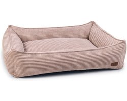 Designed by Lotte Ribbed - Hondenmand - Roze - 95x80x23 cm