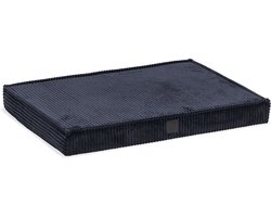 Designed by Lotte Ribbed - Orthopedisch Benchkussen - Hondenkussen - Antraciet - 76x53x8 cm
