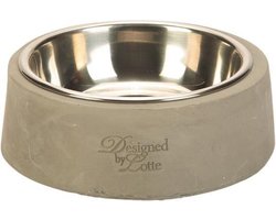 Designed by Lotte Riboco - Kattenvoerbak - Beton - 12,5cm
