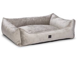 Designed by Lotte Soft Essence - Orthopedische Hondenmand - Licht Grijs - 65x60x24 cm