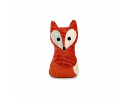 Designed by Lotte Vido Vos - Honden Knuffel - Hondenspeelgoed - Oranje - 25,5 cm