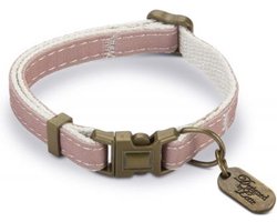 Designed by Lotte Virante - Kattenhalsband - Lichtroze - 30 x 1 x 0,2 cm
