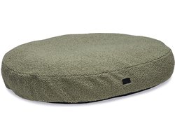 Designed by Lotte Yndis - Hondenkussen - Ovaal - Groen - 115x85x15 cm