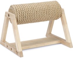 Designed by Lotte Yves - Krabpaal - Op voet - Hout - 36x29,5x28 cm