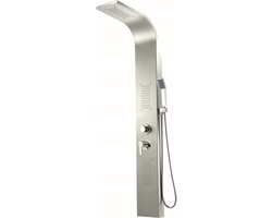 Designer RVS regendouche - complete set - hydro massage
