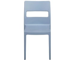Designstoel, terrasstoel, campingstoel SAI in lichtblauw van het Italiaanse S•CAB. Verpakt per 6 stuks en 5 jaar garantie!