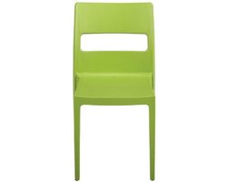 Designstoel, terrasstoel, campingstoel SAI in lichtgroen van het Italiaanse S•CAB. Verpakt per 6 stuks en 5 jaar garantie!