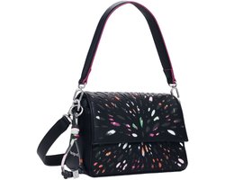 Desigual Schoudertas Blackwell Phuket Hand Bag Black Zwart
