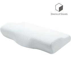 Desire of Goods Orthopedisch Hoofdkussen voor Nekklachten - Anti-allergisch