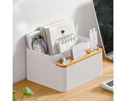 Desktop Opbergdoos Potlood Pen Houder Make-up Borstels Organizer - voor Kantoorbenodigdheden Vanity Tafel Thuis - inclusief HTML Content make up tafel