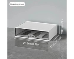 Desktop Organizer Serie - Bureau Opbergbox - Enkele lade - Multifunctioneel - Voor Pennen & Kantoorartikelen