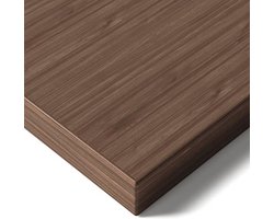 Desktronic Tabletop, 180 x 80 cm, Desktop, Perfect for Height Adjustable Desks, Dining Tables and More, Made in Europe, 25mm Stable Tabletop Durable (Walnut)