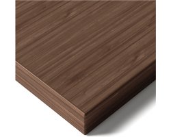 DESKTRONIC Tafelblad 200x80 cm - Massief Eikenhout Look - 25 mm Dik - Duurzaam Bureau En Eettafel Blad - Made In Europa