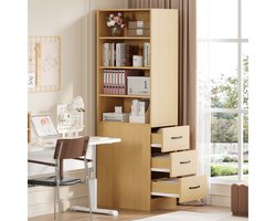 DESMIU Hoekbank 166 x 118 x 77 cm - Modulaire Chaise Longue Met Links Of Rechts Opstelling - Voor Woonkamer En Appartement - Cord Blauw
