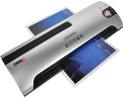 DESQ® Lamineermachine A3 Heavy Duty | 4 Rollen | tot max. 175 micron | Variabele pouch instelling