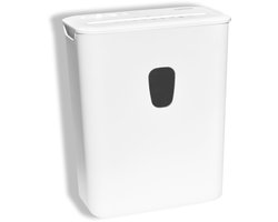 DESQ® Papierversnipperaar 20032 - 8 vel - 4 x 38 mm - P4 - 15 Liter - Stil 65db - Ook creditcards - Snipper model - AVG Proof - Dutch Design
