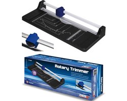 DESQ® Snijmachine A4 | Max. 10 vel | Tafelgrootte 400x110 mm | Verwisselbare kop | Zwart