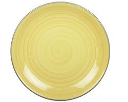 Dessertbord – Gele Patronen – Coachella Collectie – 19,1 cm – Keramiek