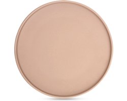 Dessertbord Keramiek Beige SOHO 20,5 cm - Taart Bordjes - Bord - Ontbijtbord - Borden
