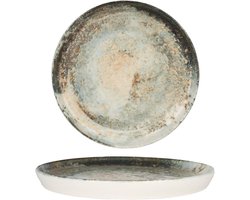Dessertborden Set - Borden Set - Feestelijke Gelegenheden - Bestand tegen schokken - 6 stuks 17 cm - Veelkleurig