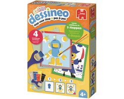 Dessineo Color schilderen met sjablonen Personages